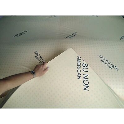 NệM Cao Su American 1M6 X 2M X 10cm( BH 15 năm)