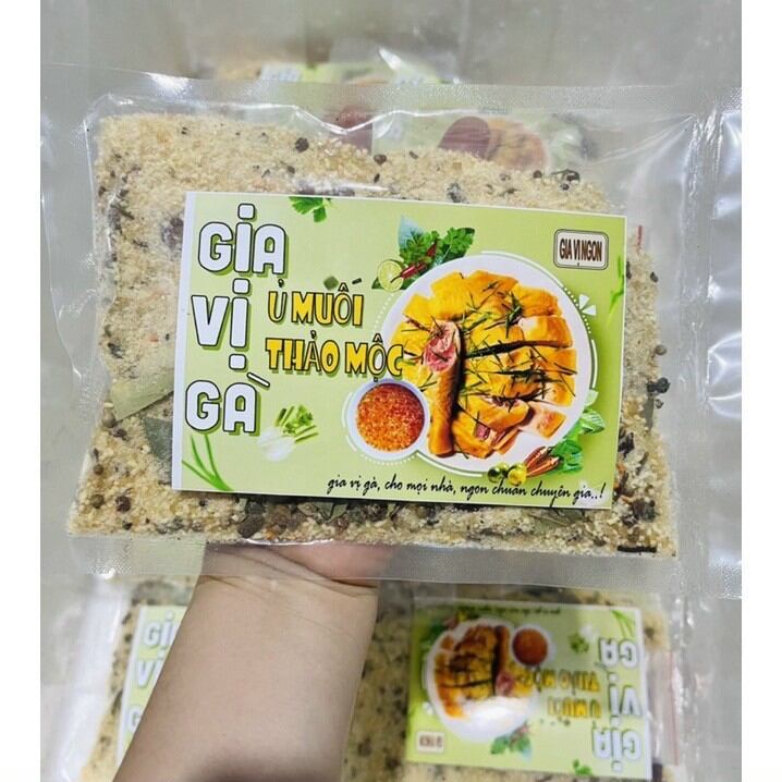 Gia vị gà ủ muối thảo mộc làm tại nhà