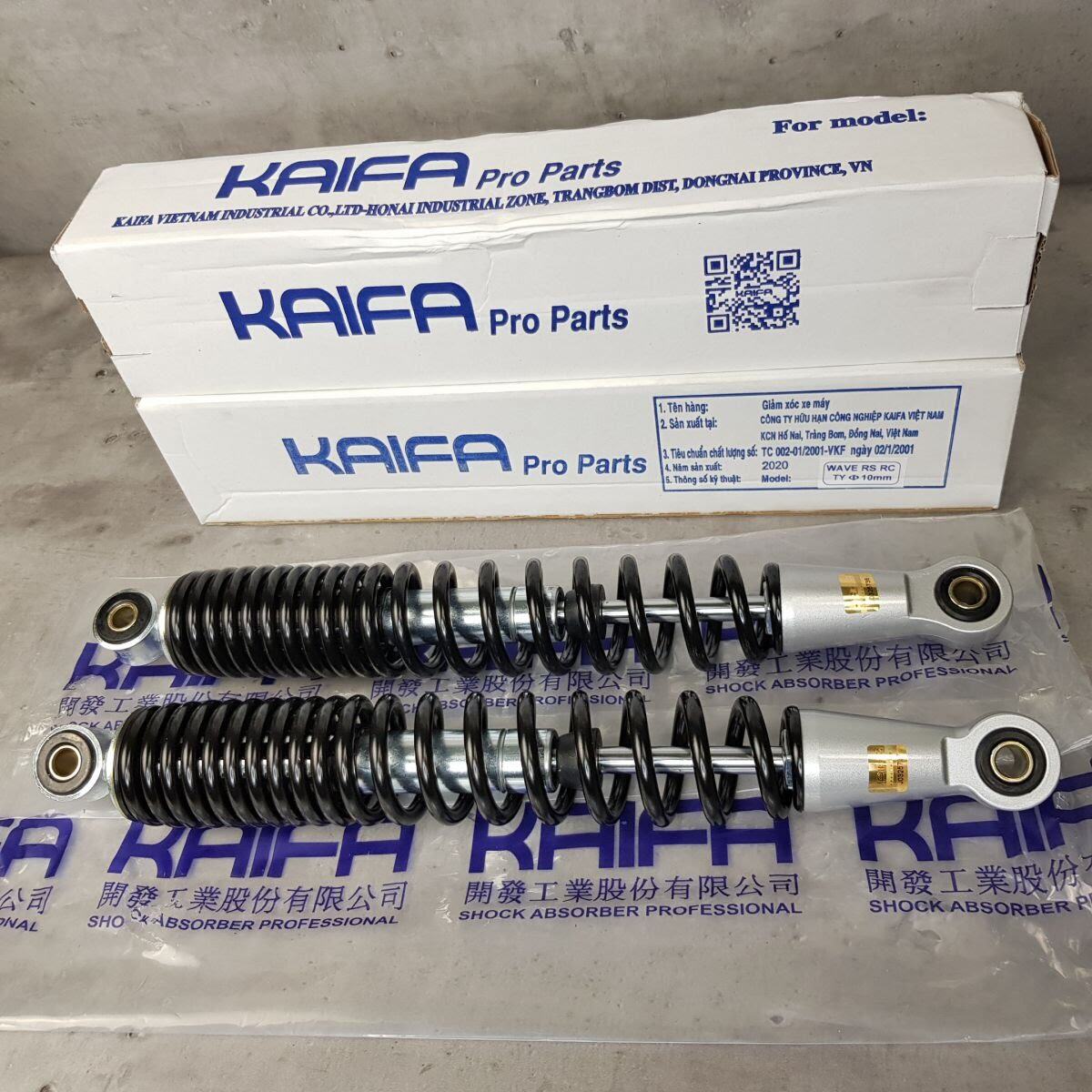 Phuộc sau - wave s 100 / rs / rsx hiệu kaifa chính hãng