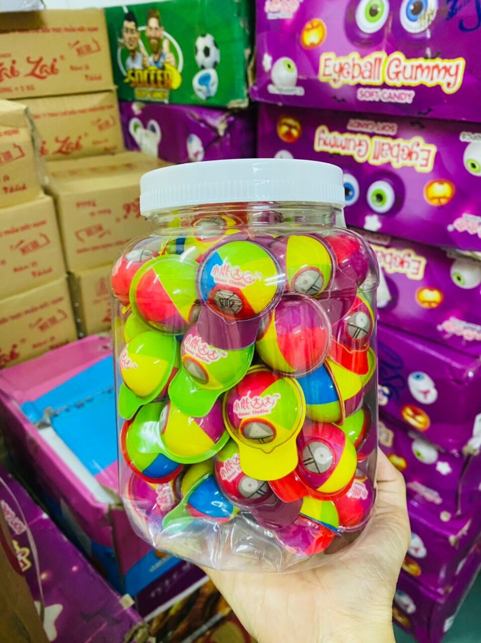 10 viên kẹo dẻo có nhân squid game
