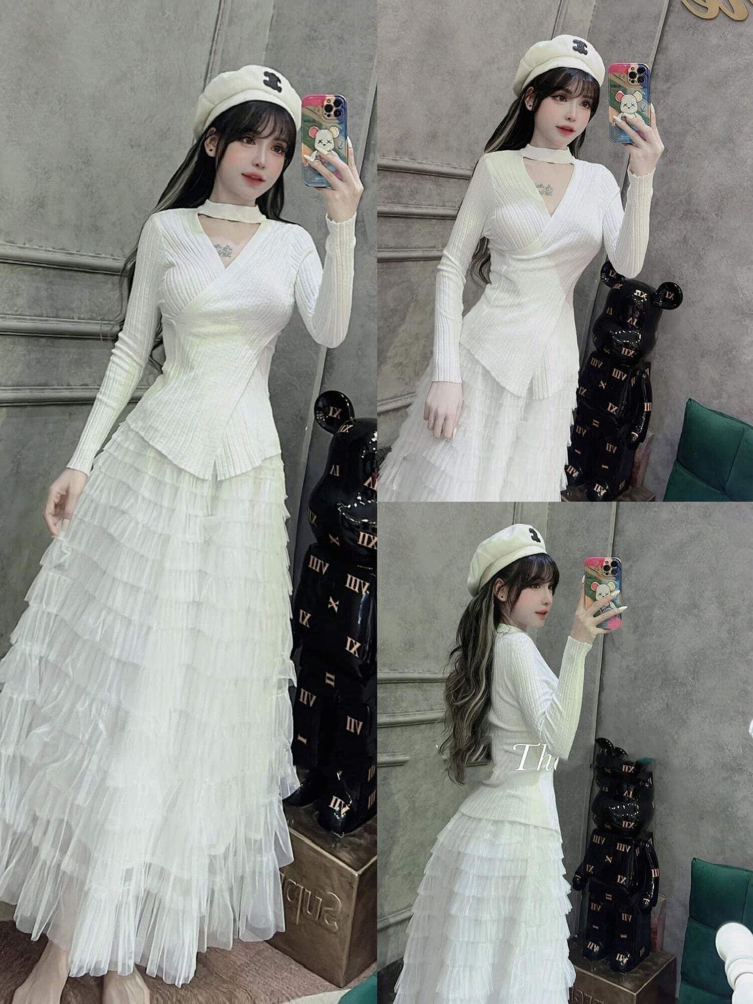🎀 ÁO LEN CHÉO CỔ FULL MÀU - HÀNG QC
