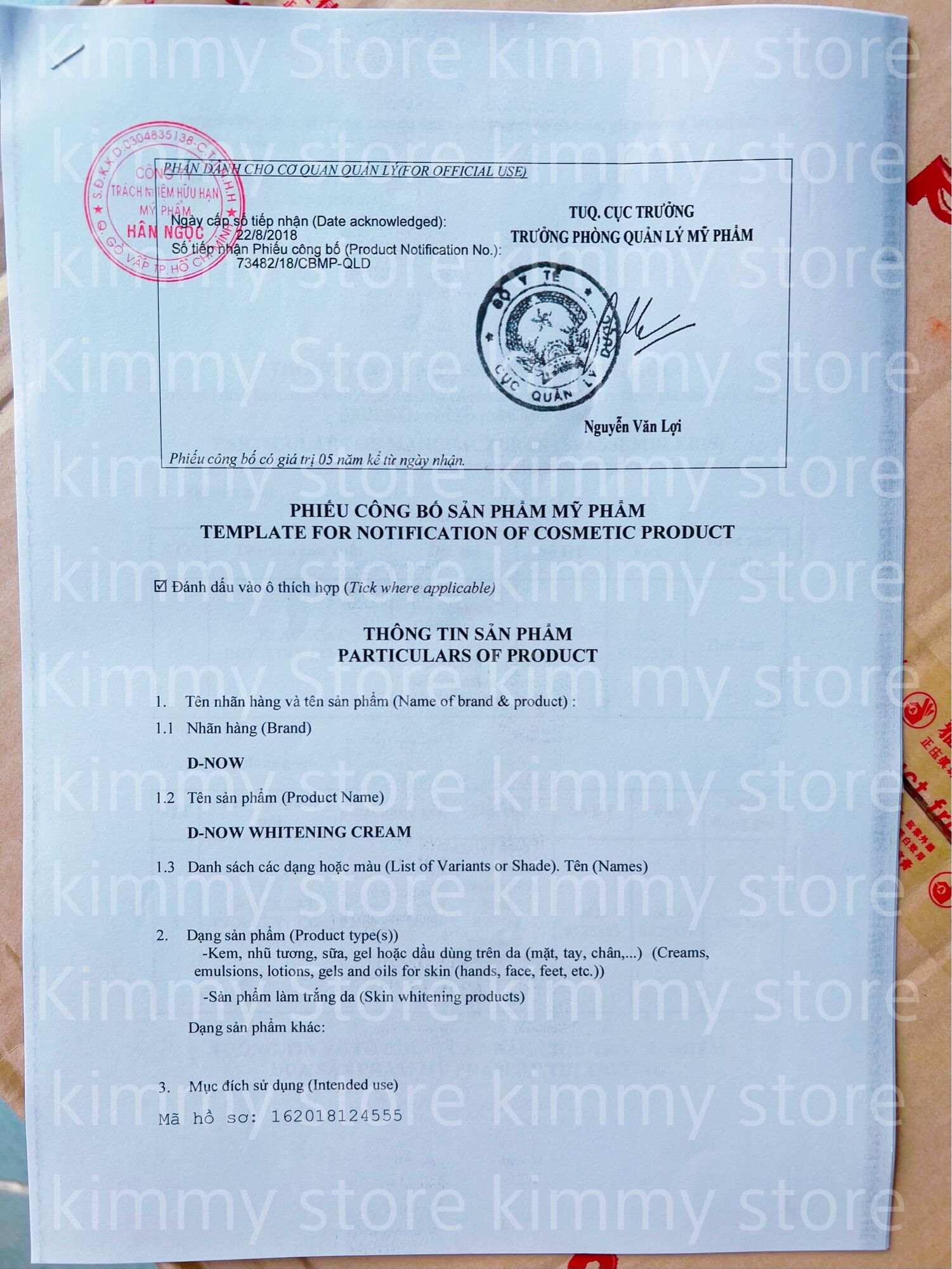 [HCM]Lẻ hộp 5g kem dnow thái chuẩn