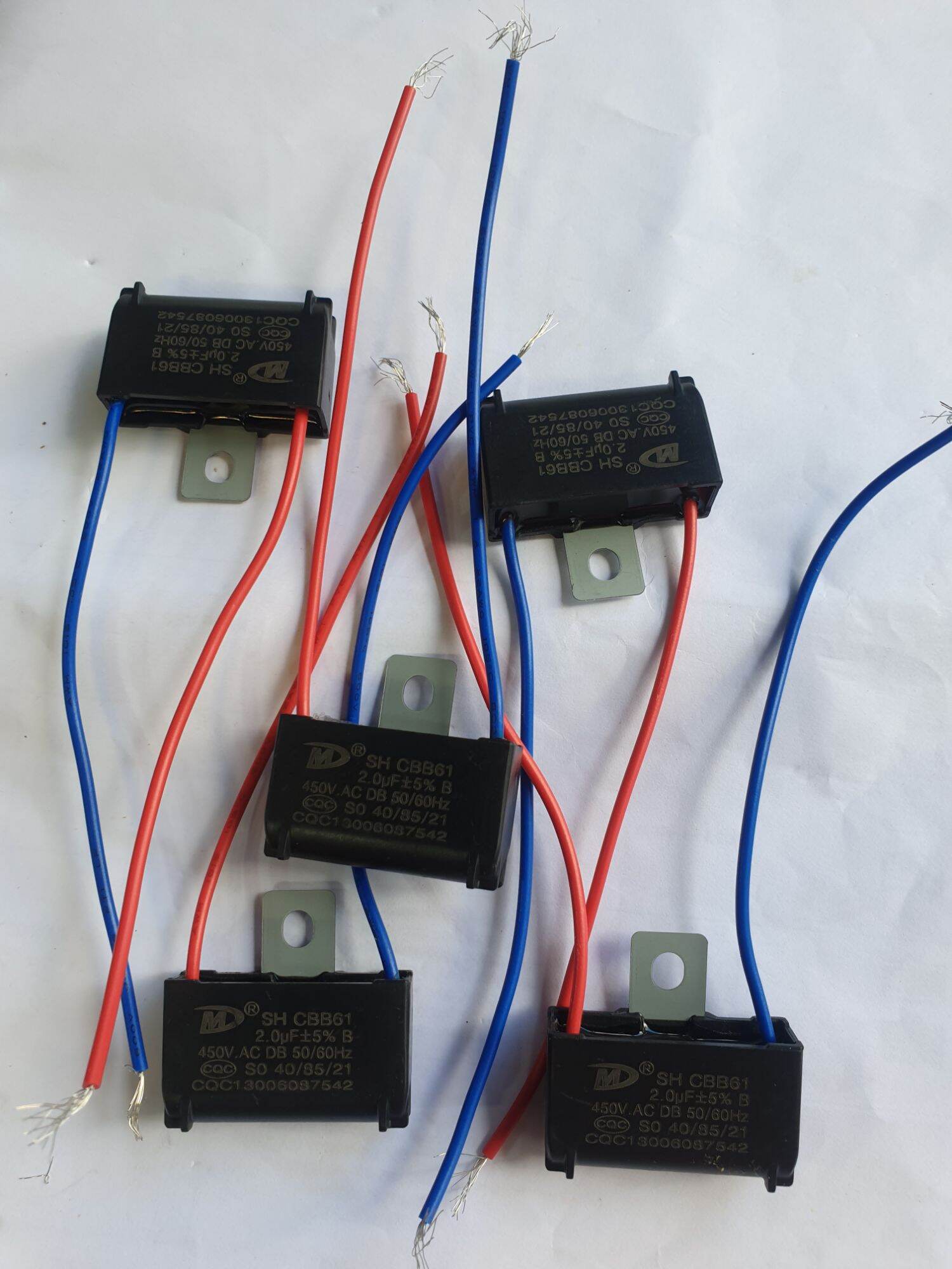 combo tụ  5 cái  tụ  quạt  2 uf