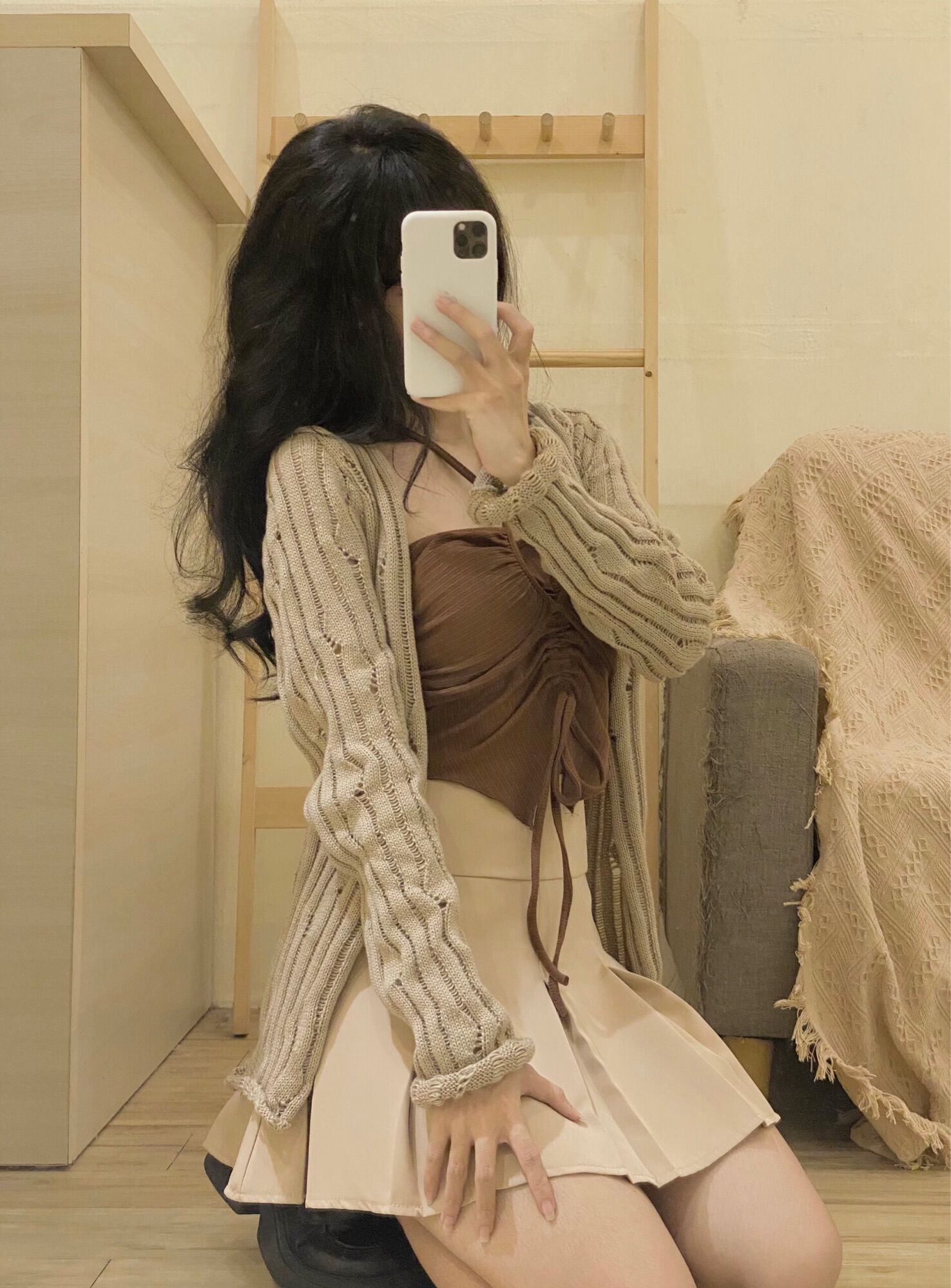 Áo croptop cột dây kiểu - CR104