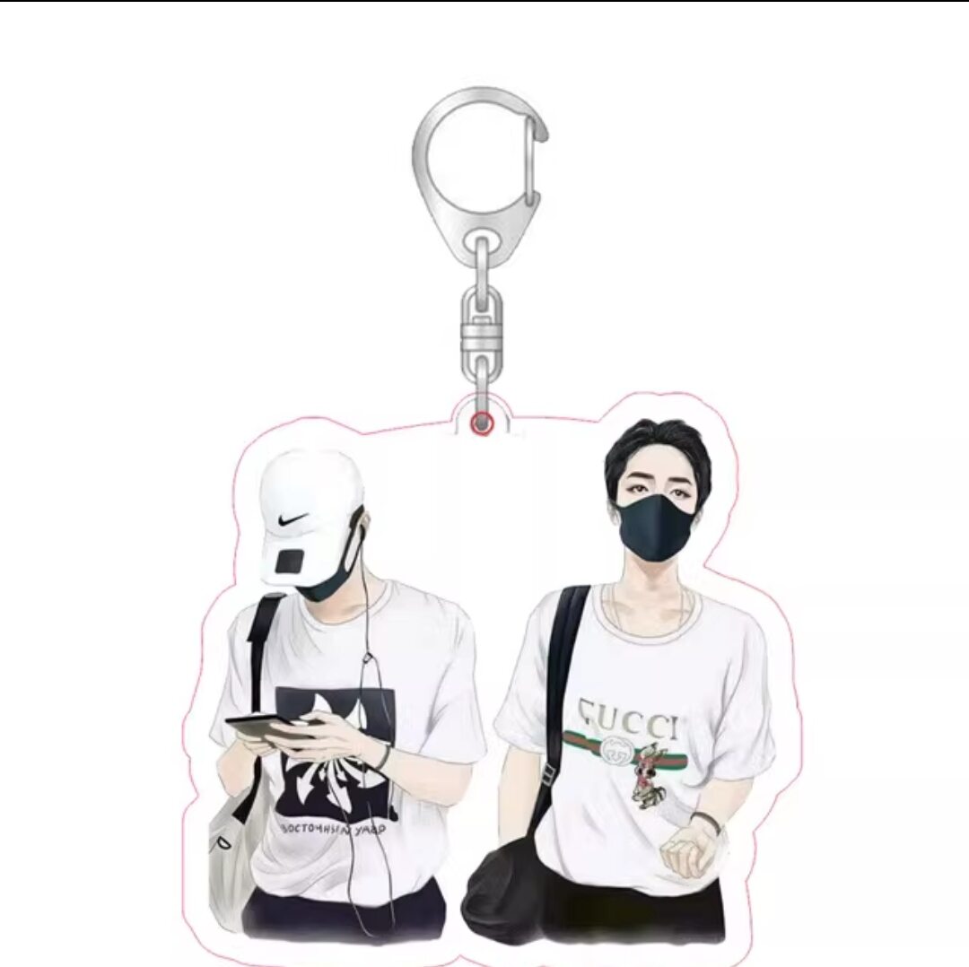 Móc khoá chibi Tiêu Chiến Vương Nhất Bác BJYX