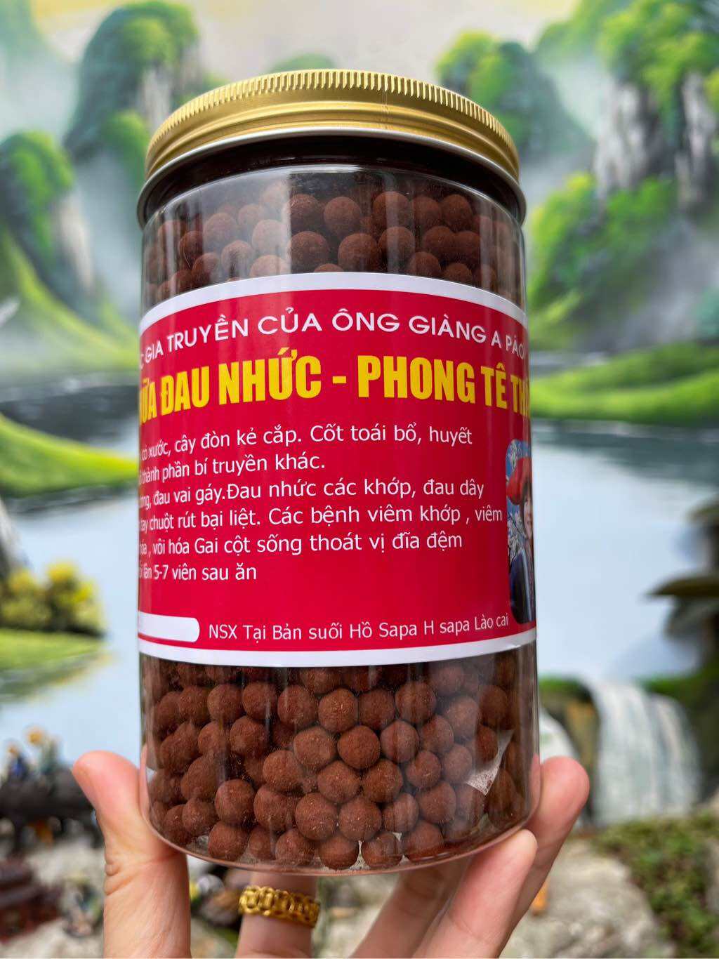 Phong Tê Thấp Thảo Dược Gia Truyền Dân Tộc Tây Bắc (Hộp 500gr)- đau lưng,đau xương, đau vai gáy,đau 