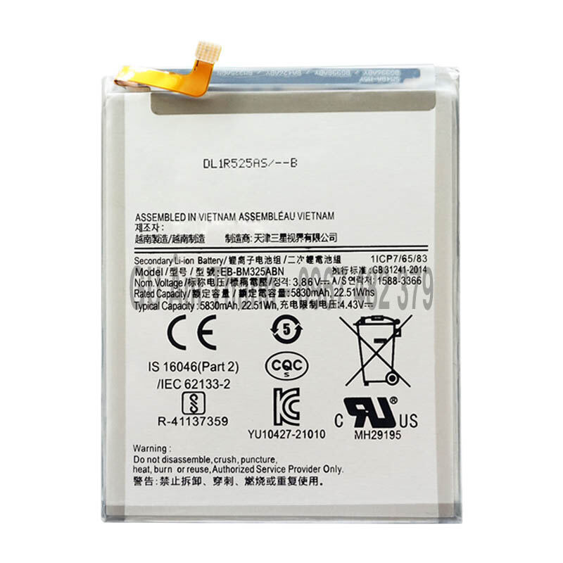 Pin cho samsung galaxy m32 sm-m325fv dung lượng 5830mah zin máy