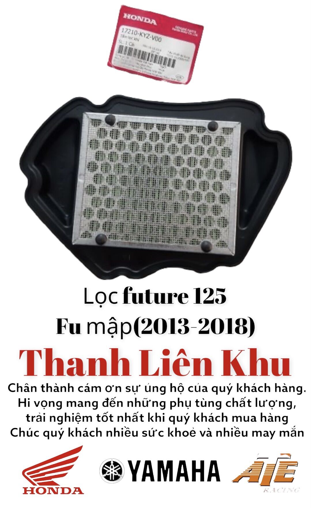 Lọc gió future125 (2013-2018) future mập