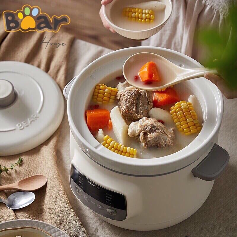 NỒI HẦM ĐA NĂNG BEAR 3L CHÍNH HÃNG MỚi