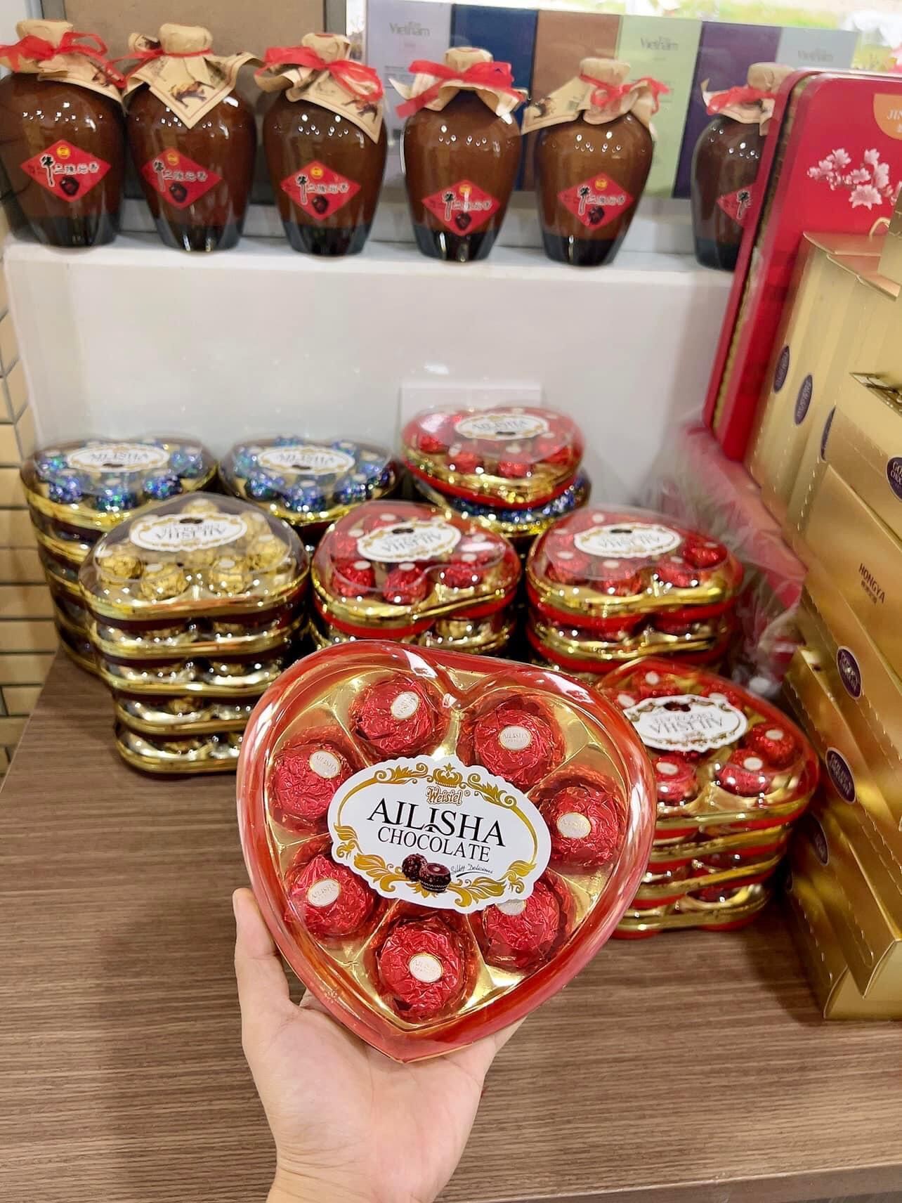 Kẹo Socola Sữa Hạnh Nhân AILISHA