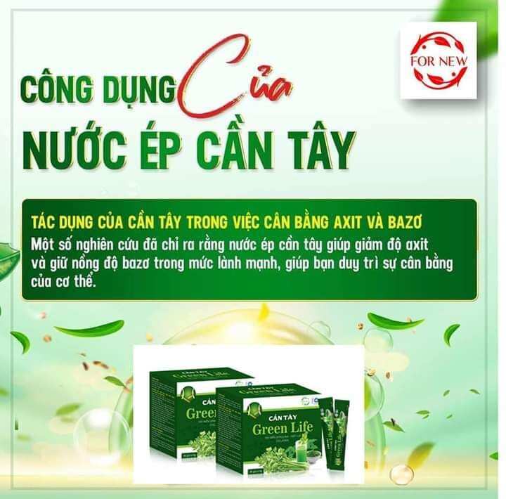 Nước ép cần tây làm dịu mát cho cơ thể