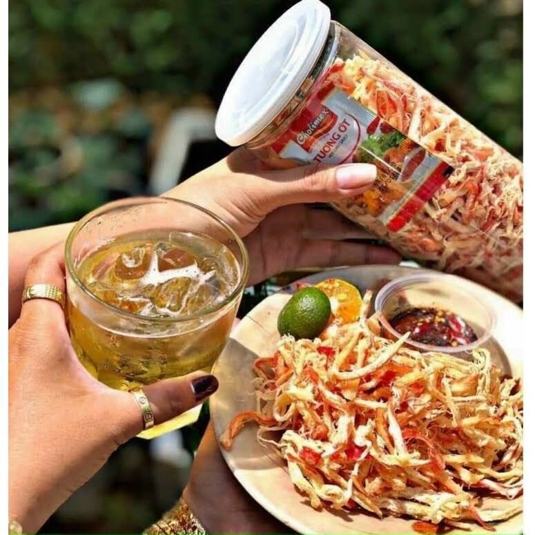 Mực Xé Sợi Hấp Nước Cốt Dừa Siêu Ngon - 300G