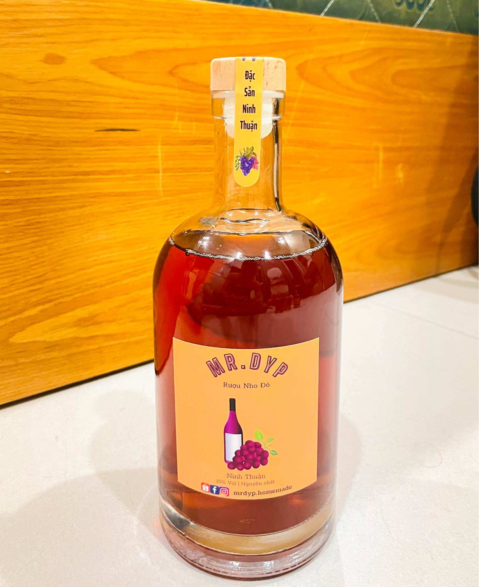 Nước nho lên men Ninh Thuận chai 750ml