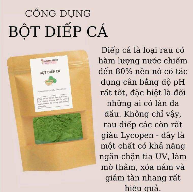 Bột mặt nạ diếp cá