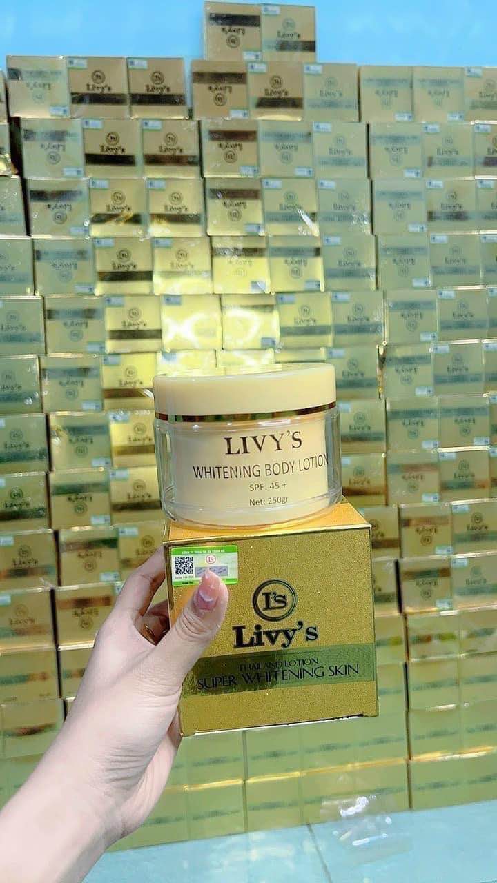Kem body Livy's vàng 250gr Thái Lan
