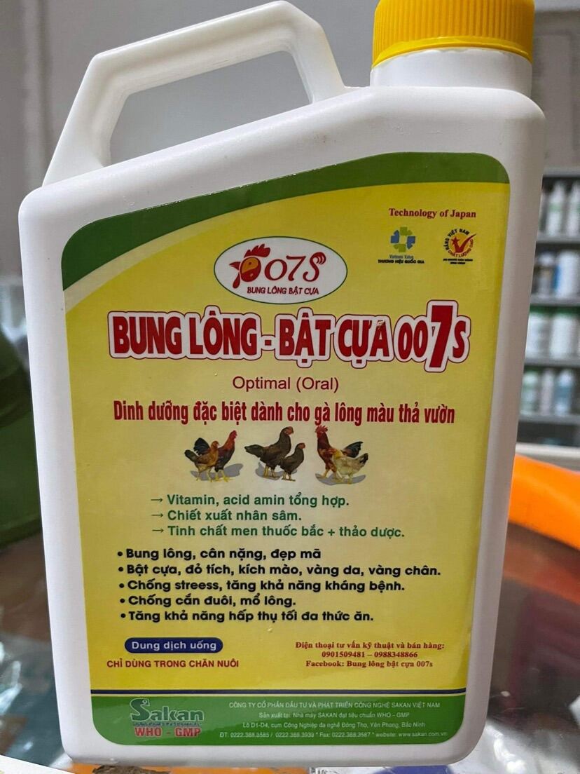 007S hàng bung lông bật cựa cho gà thịt.