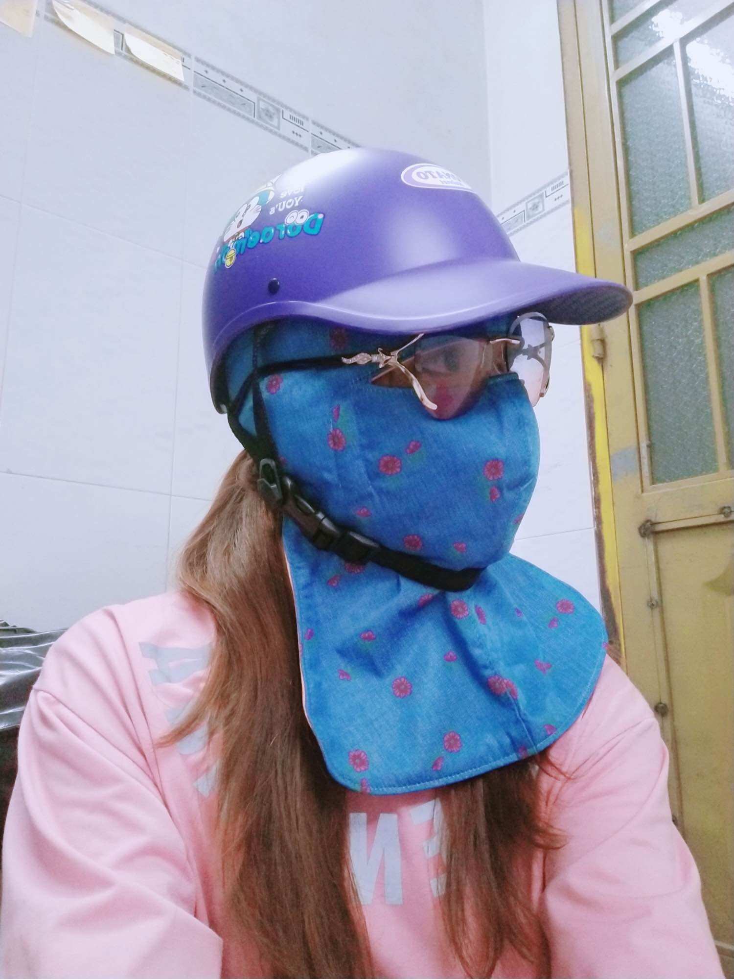 🌹KHẨU TRANG JEAN 3 lớp/che full mặt+cổ+trán
