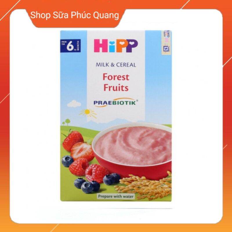 Bột ăn dặm HIPP dành cho bé từ 6 tháng tuổi đủ 6 vị ( Date mới )