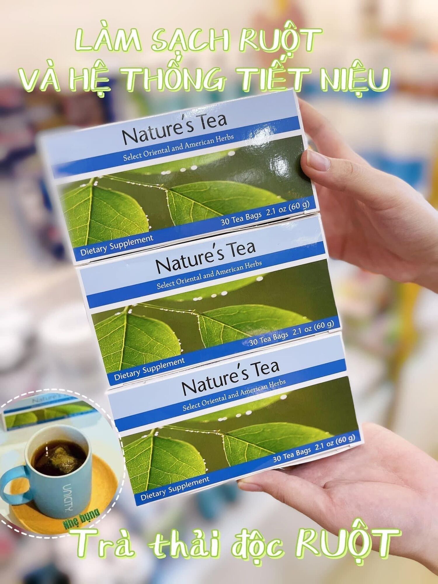 Trà thải độc ruột Nature's  Tea