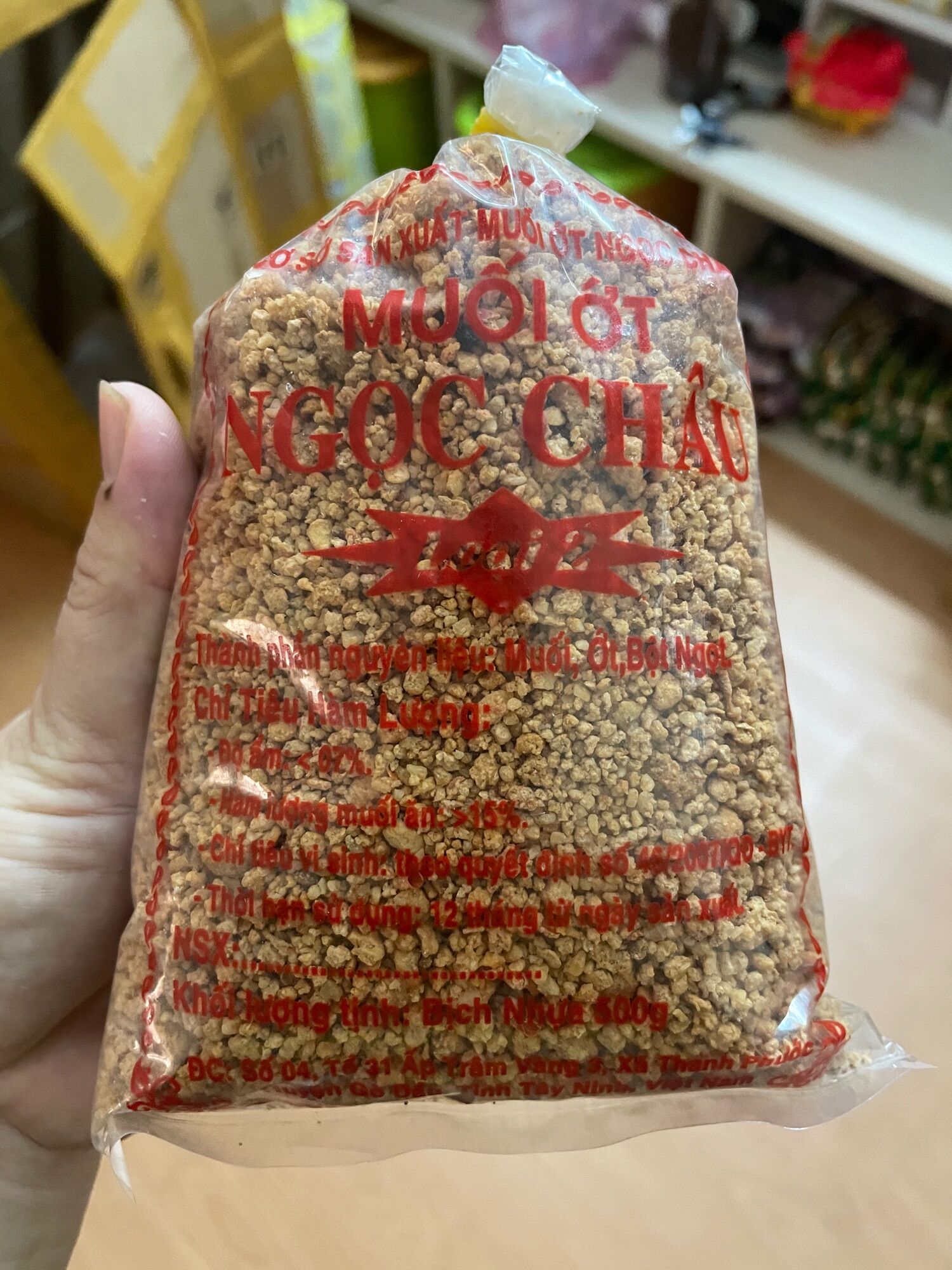 Bịch 0,5kg Muối Tây Ninh