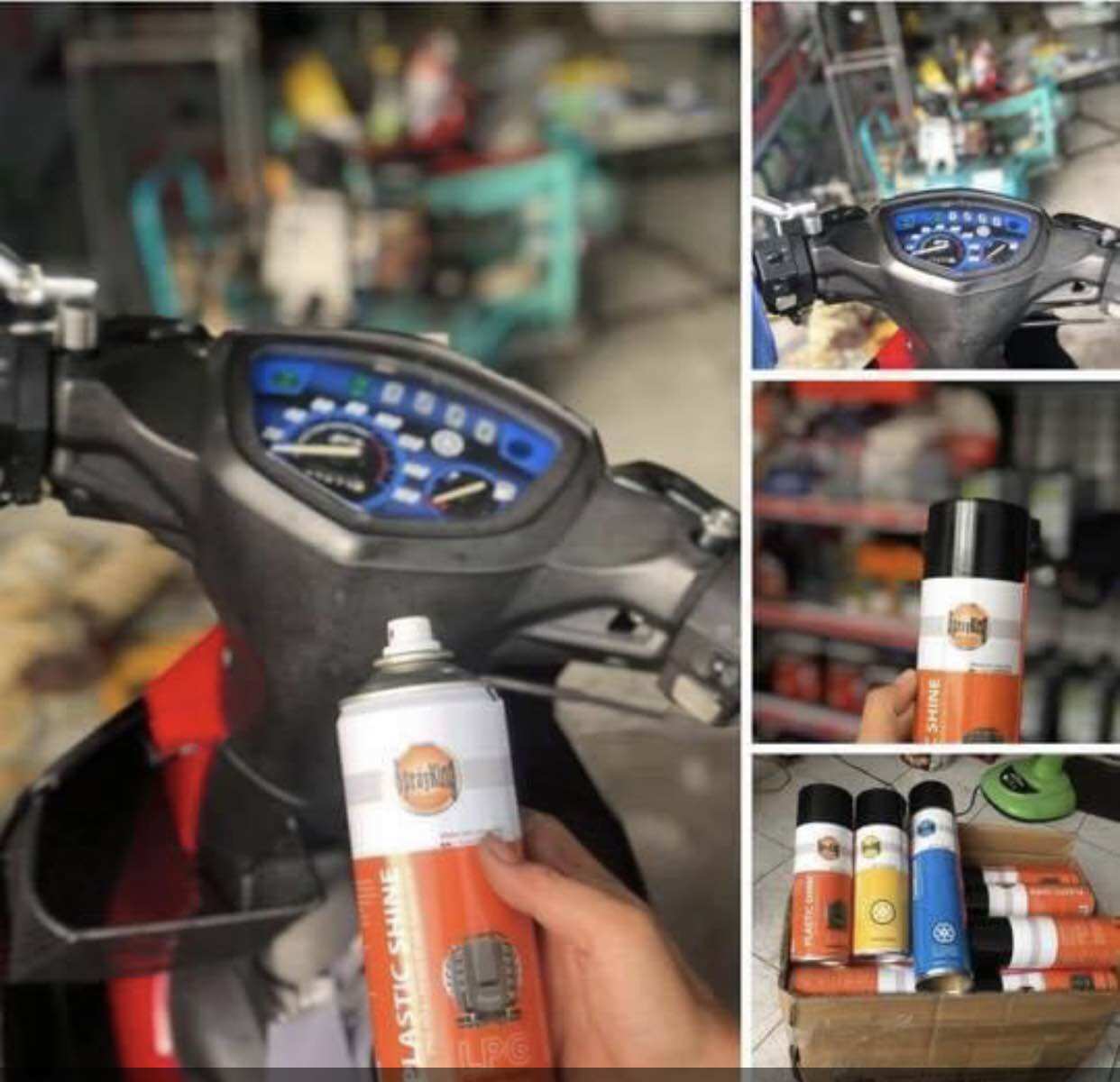 Combo Sprayking Rửa sên, Dưỡng sên, Nhựa nhám