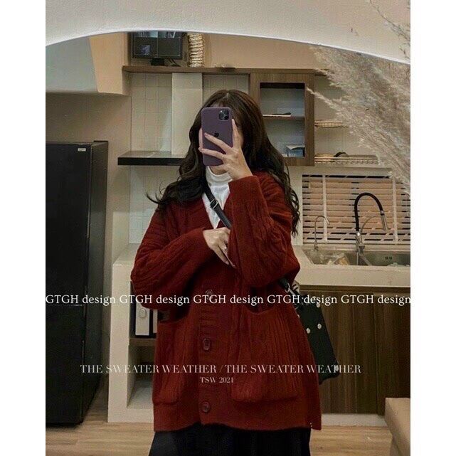 013. ÁO KHOÁC NỮ/ ÁO LEN CARDIGAN BASIC SIÊU HOT