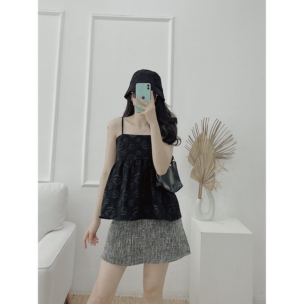 YU CHERRY | Áo nữ Laura Pattern Cami Top YA348