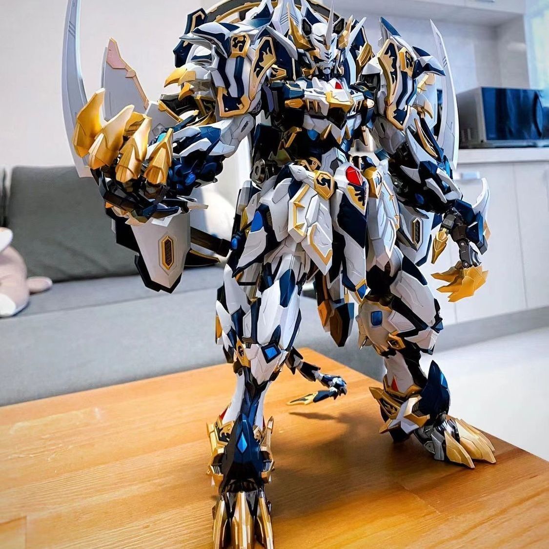 MG Assembly Model Transforming Motion Core Assault Free Mechanism Toy Figure Blind Box Dragon Ball Anime Robot Building Kit