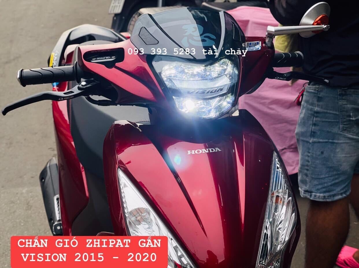 CHẮN GIÓ ZHIPAT XÁM XANH GẮN VISION / LEAD