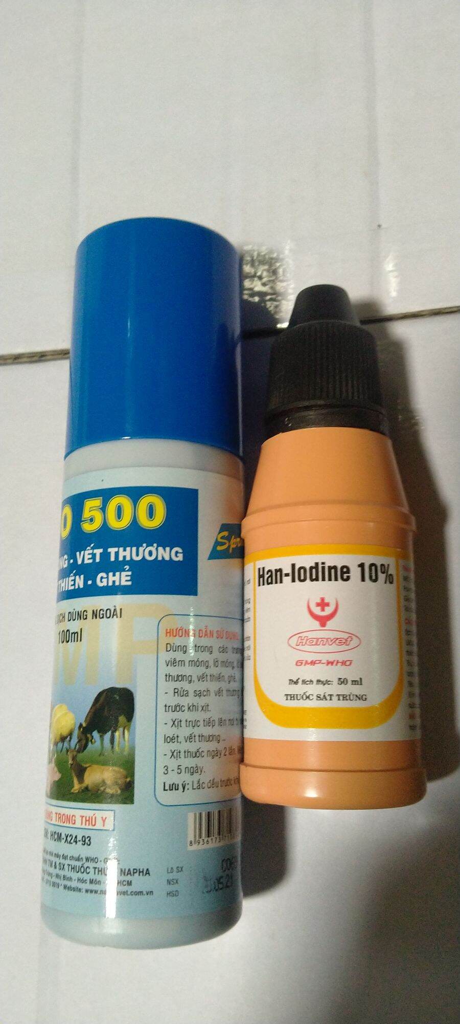 combo sát trùng ghẻ ngứa xà mâu rụng lông thú cưng iodine eco xịt
