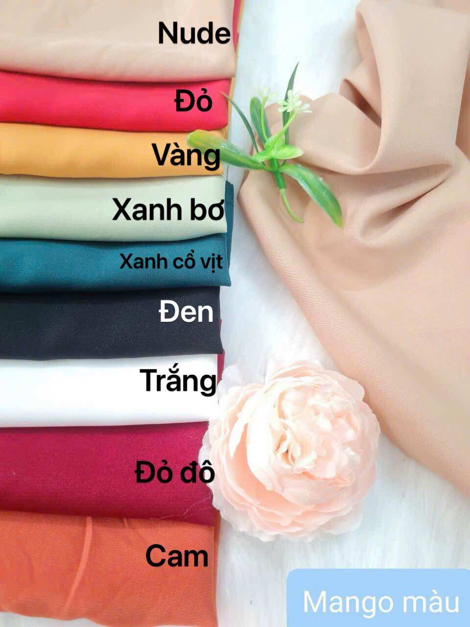 Vải Lụa mango chính phẩm loại 1