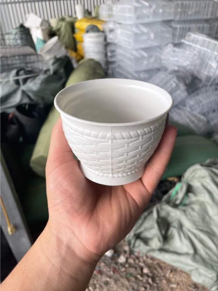 (Combo of 5 Pieces) Mini Plastic Pots for Growing Succulents (Dan Luc Binh)