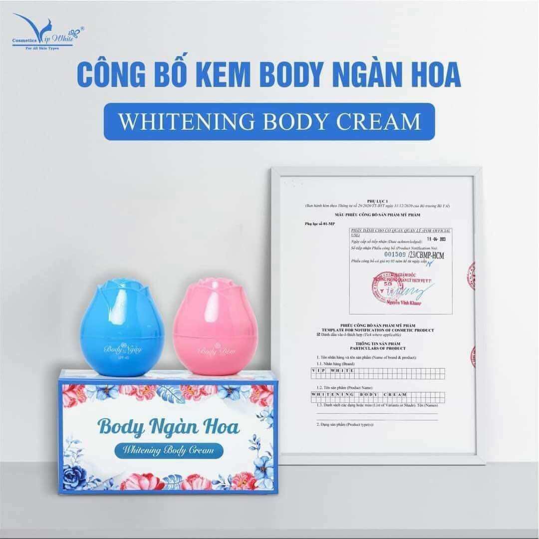 KEM BODY NGÀN HOA VIP WHITE