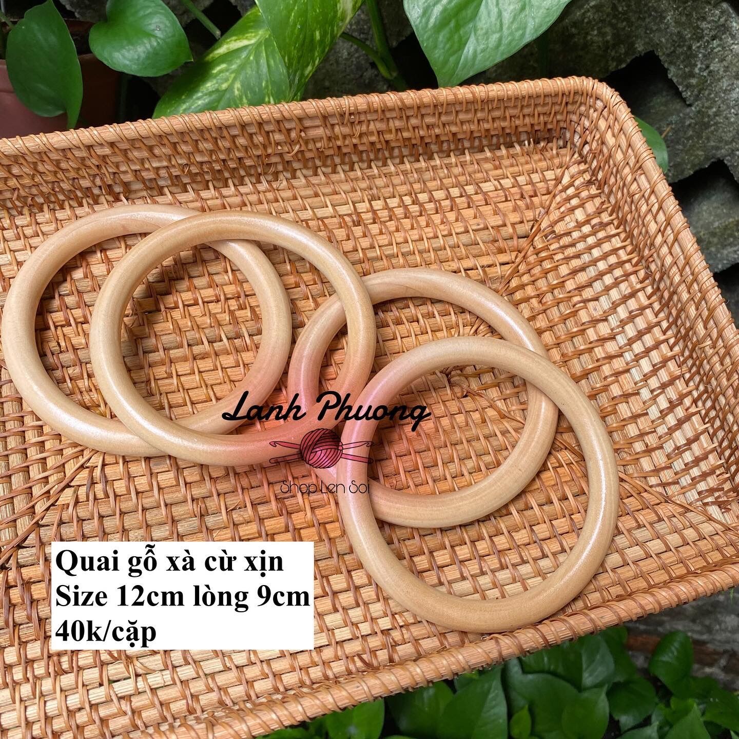 Quai túi xách gỗ xà cừ loại đẹp