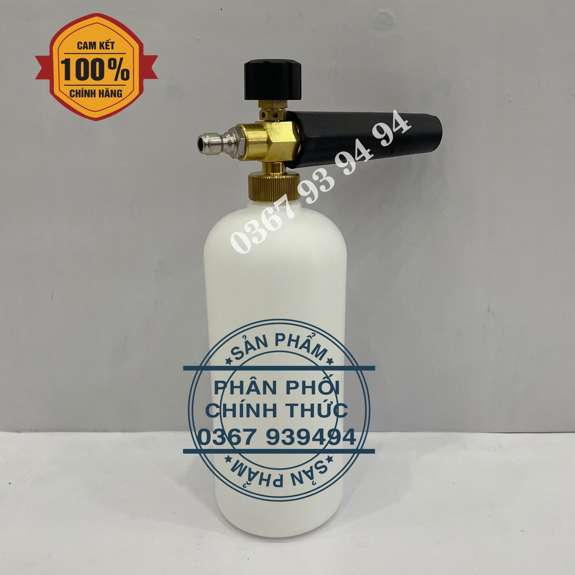 Bình Phun Tạo Bọt Tuyết 1L - Gắn Máy Rửa Xe