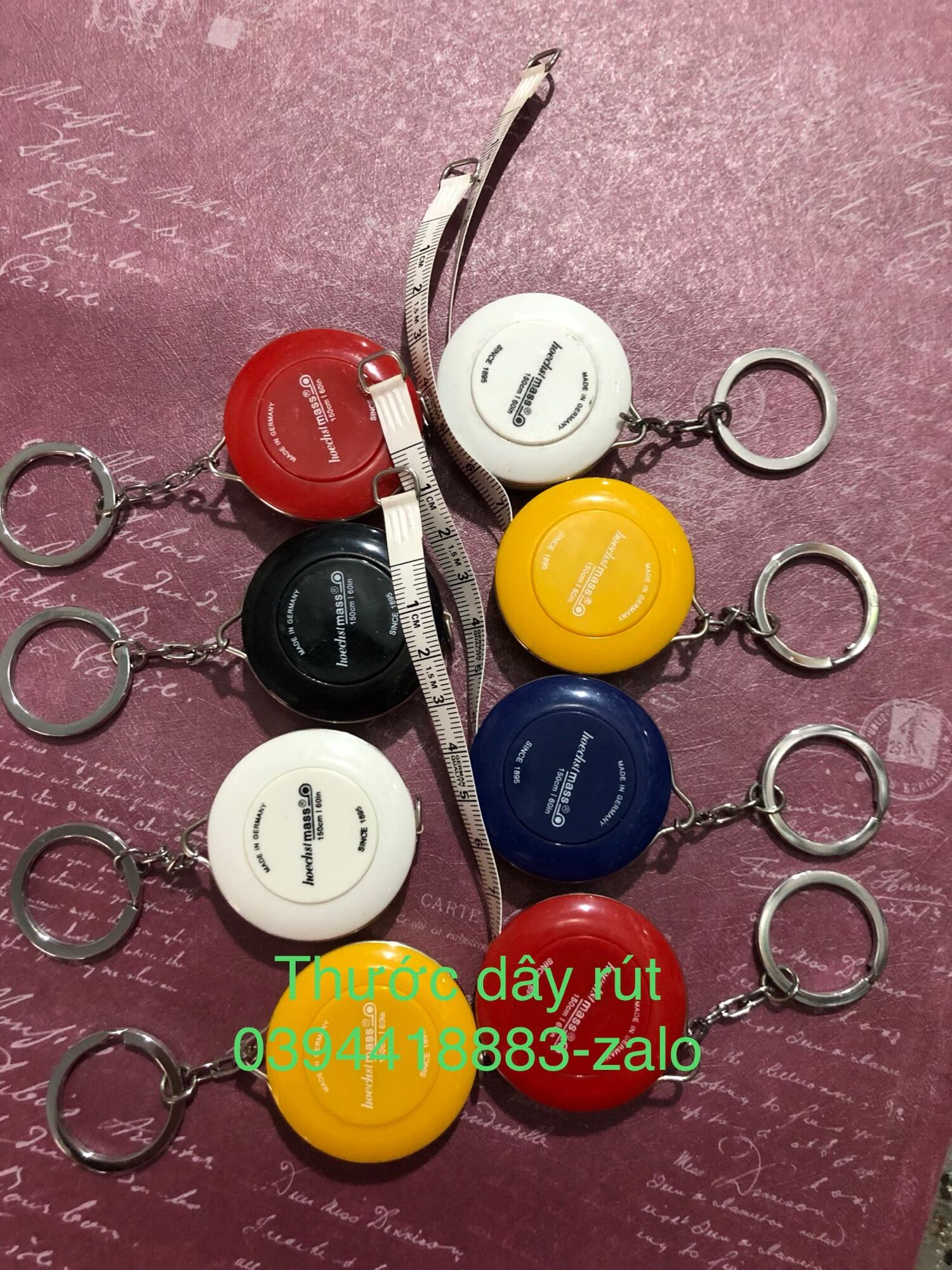 Thước dây ngành may, thước dây rút đức