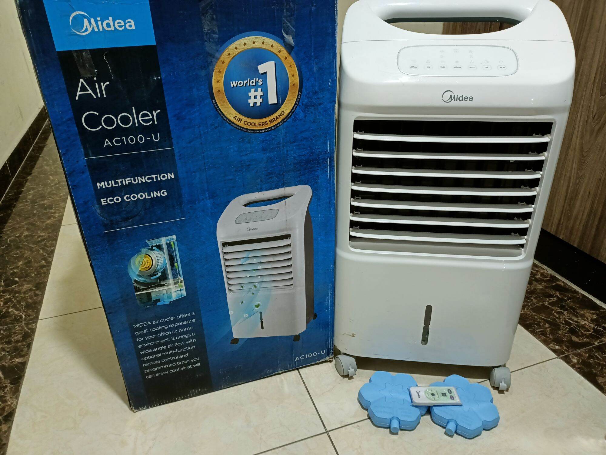 midea air cooler ac100 u