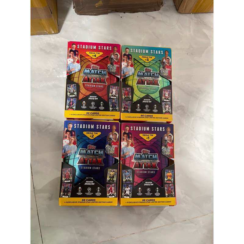 Hộp thẻ lớn match attax champions league mùa 2023/24 23/24