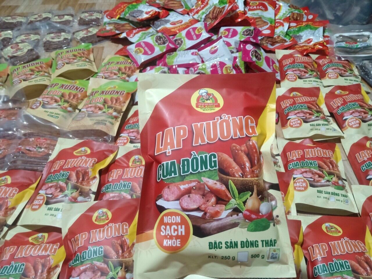 Lạp xưởng cua đồng