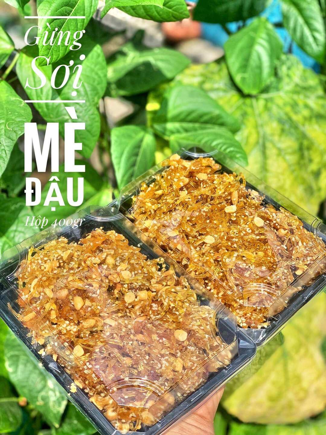 Mứt gừng dẻo sợi nhà làm 500g (Mứt gừng rối truyền thống)
