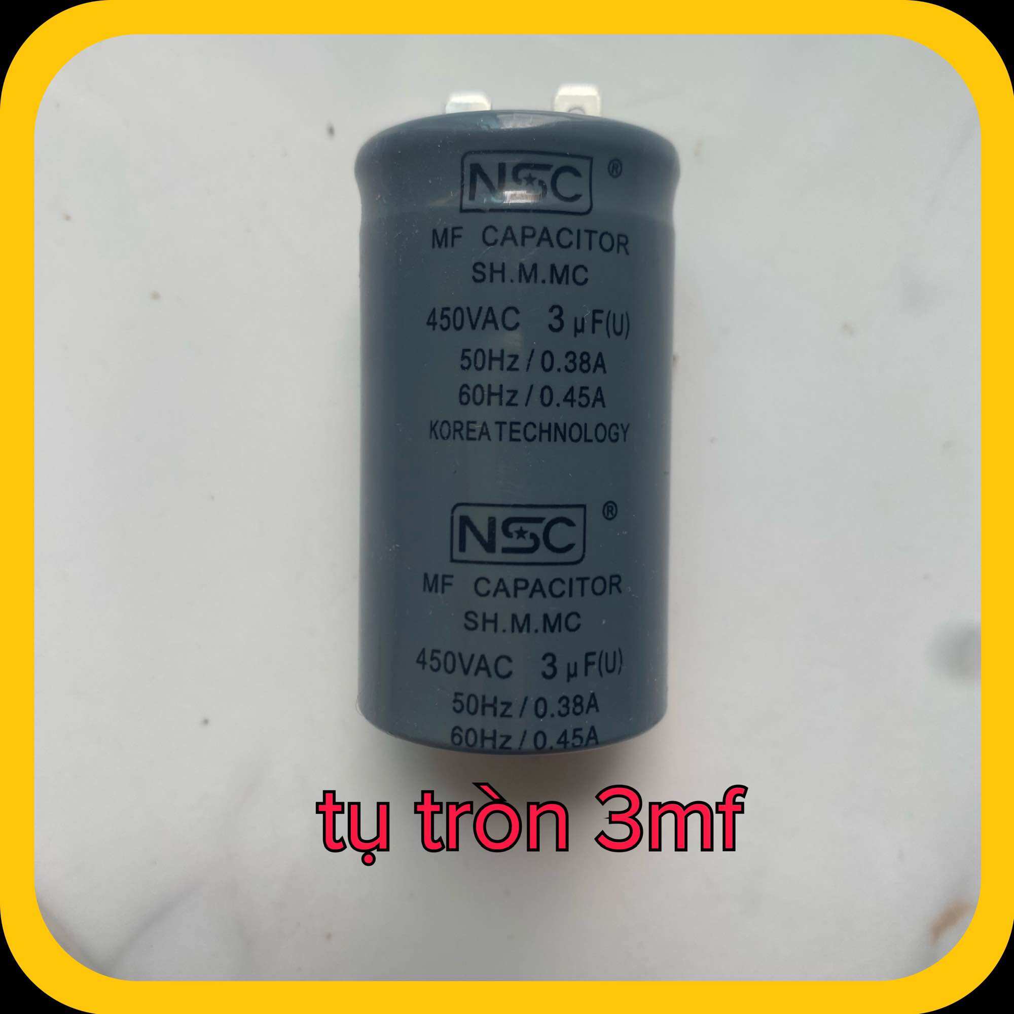 5 Round Capacitors 2.5Mf (3 Times More Durable) Color May Vary