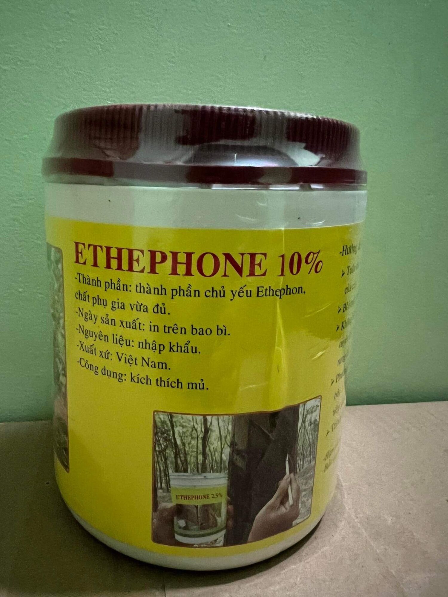 Kích thích mủ cao su 10%