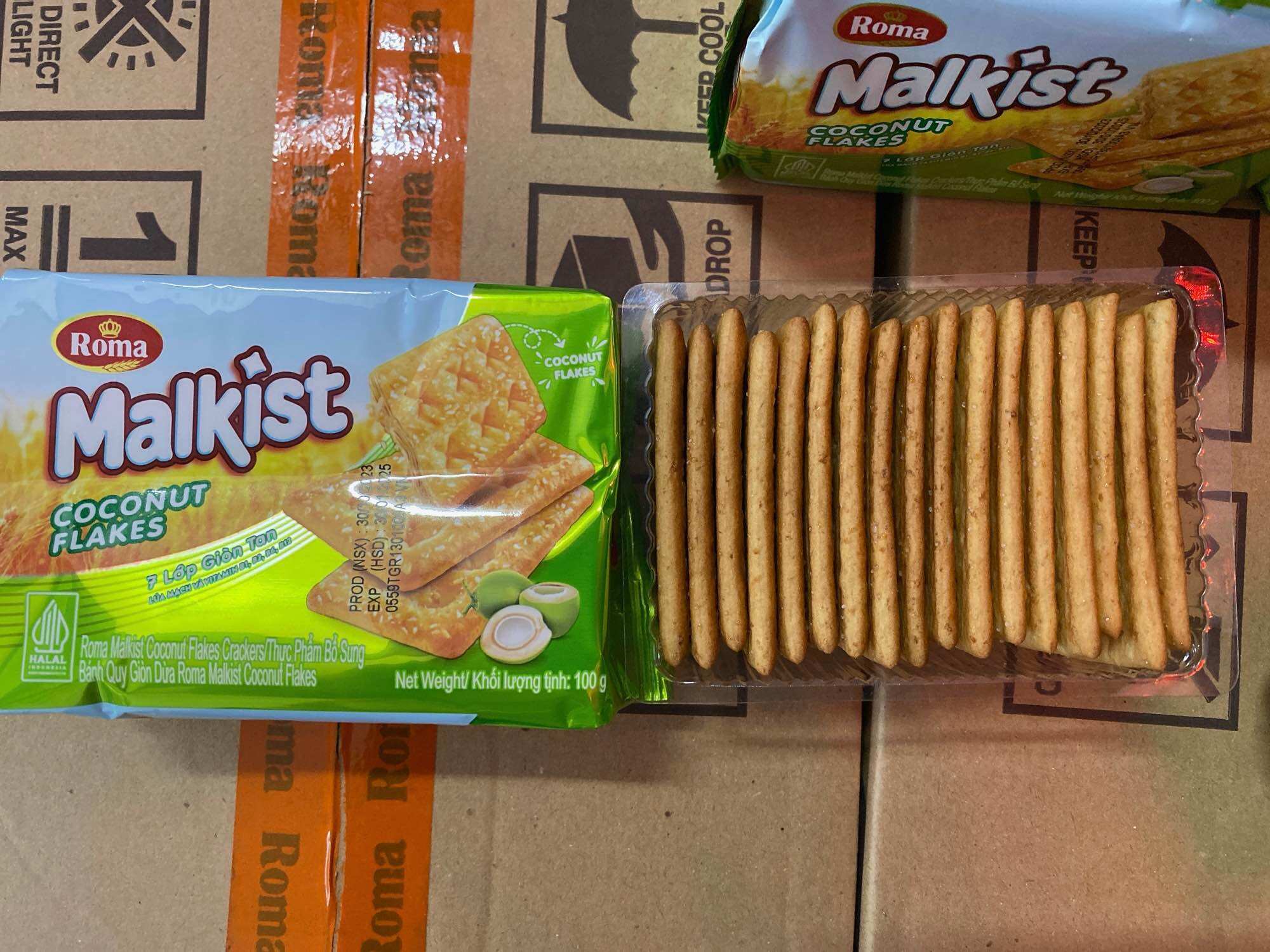 Bánh Roma Malkist Dừa 100g