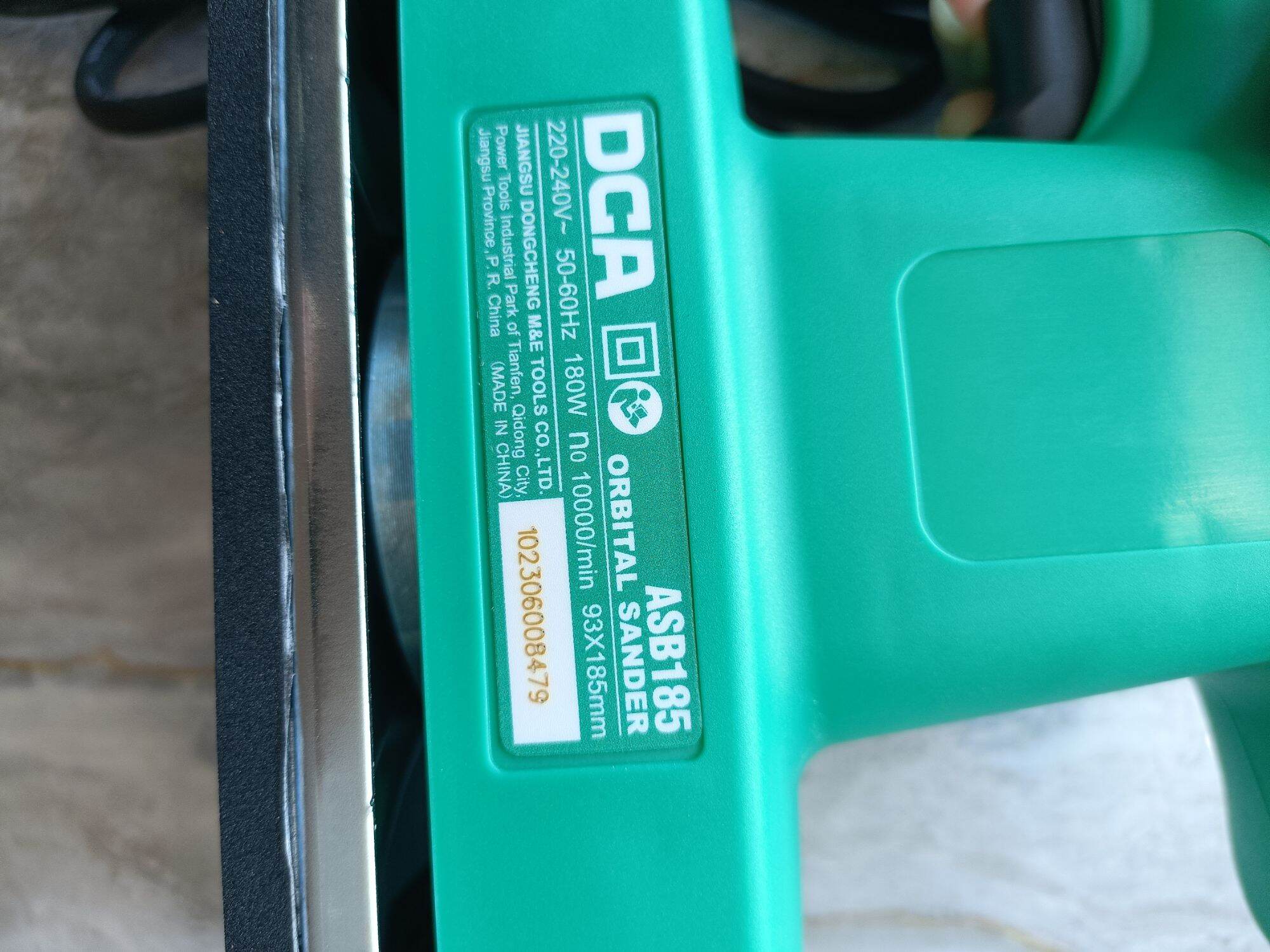 Máy chà nhám rung chữ nhật DCA ASB185