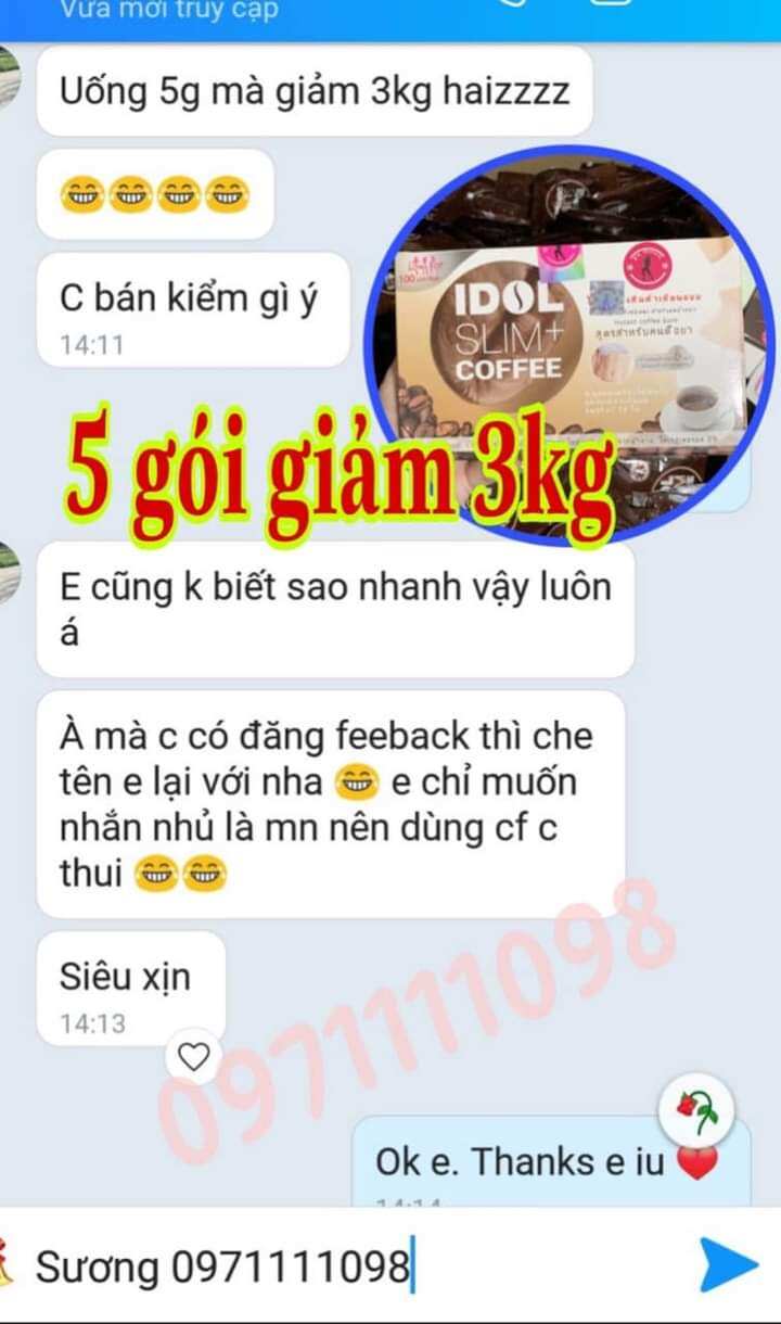 cà phê giảm cân cấp tốc bất chấp mọi cơ địa