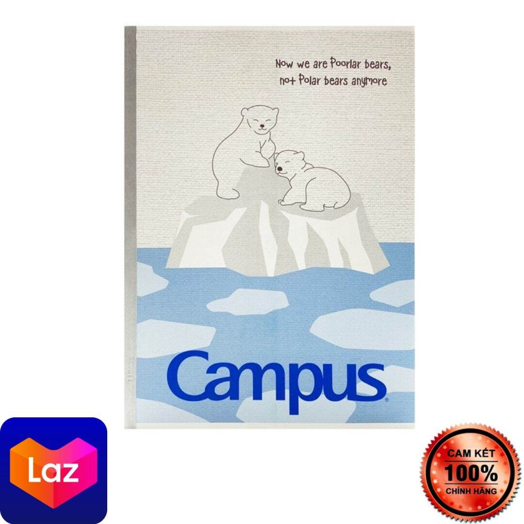 Vở kẻ ngang 80 trang Polar Bears CAMPUS - 2021