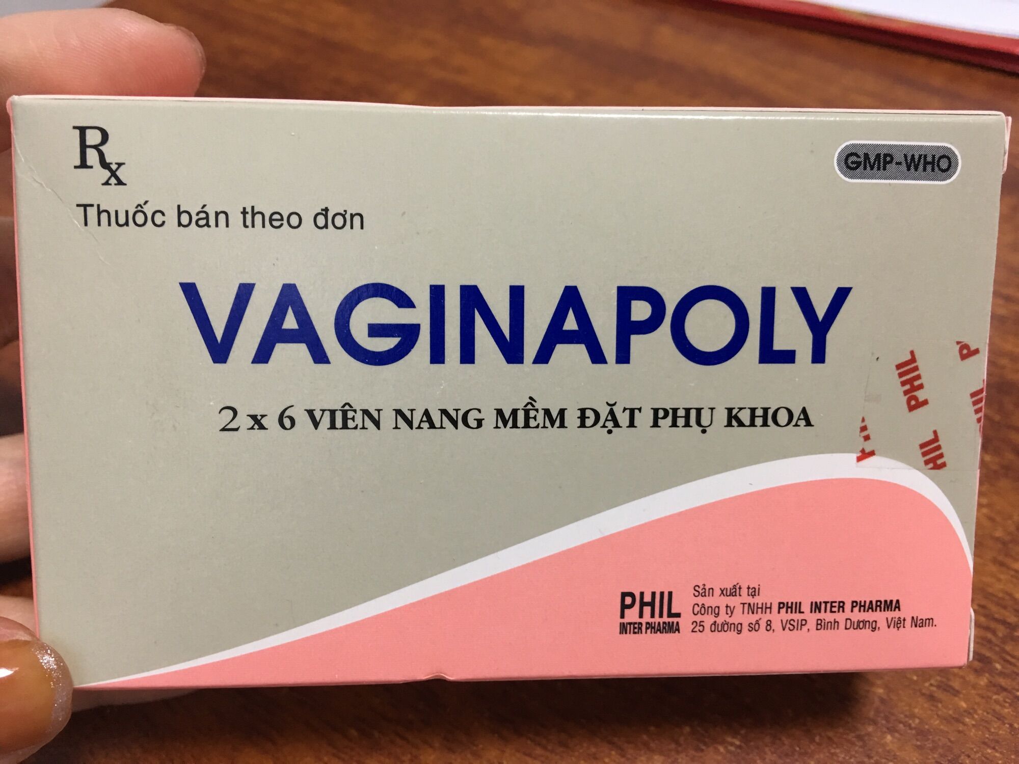 Viên đặt phụ khoa VAGINAPOLY hộp 12 viên