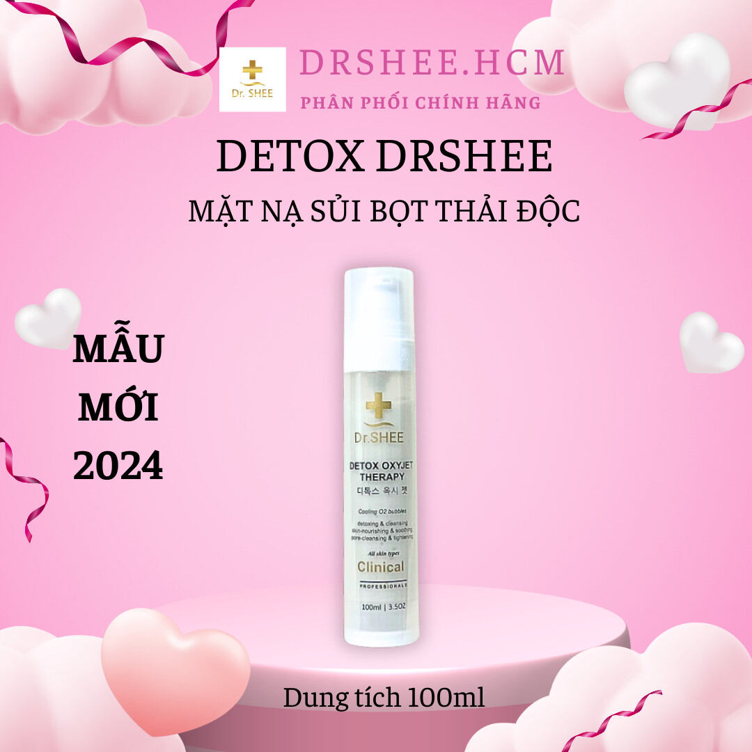 [HCM]Detox thải độc sủi bọt Drshee mặt nạ thải độc bằng bọt khí oxy Dr.Shee Detox Oxyjet Therapy 100ml cho mọi loại da