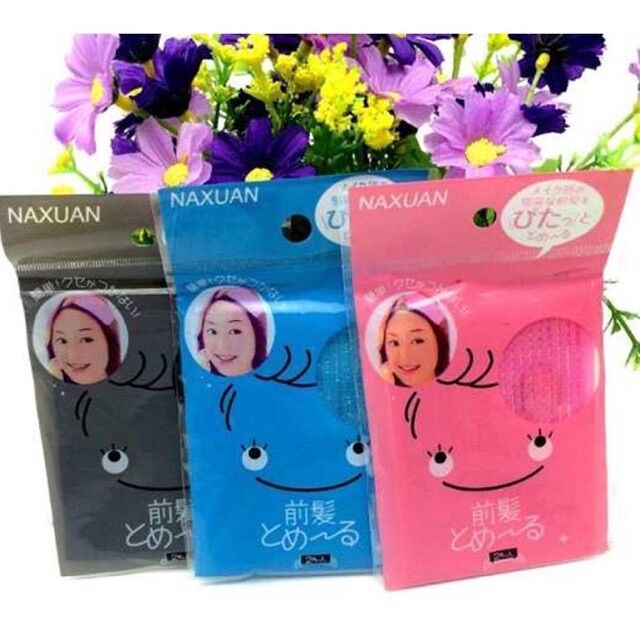 Combo 5 set dán mái cố định tóc trang điểm rửa mặt cho nữ