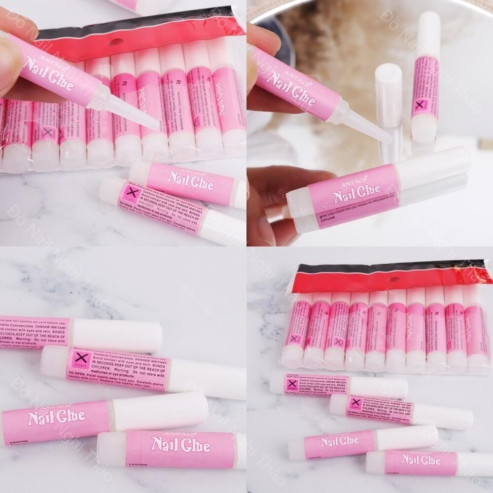 Set 2 chai keo dán móng ( mỗi chai 2g)